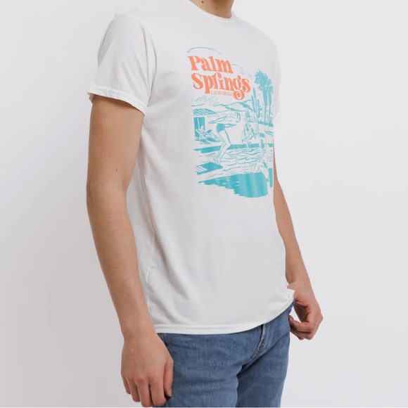 ORIGINAL RETRO BRAND Palm Springs Antique White Shirt XXL - Picture 2 of 6